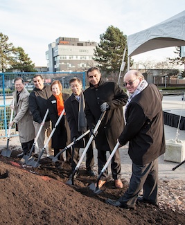 Groundbreaking on Langara's Science and Tech Building